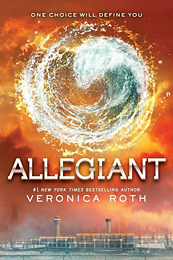 Allegiant, the third book in the Divergent trilogy, Veronica Roth.