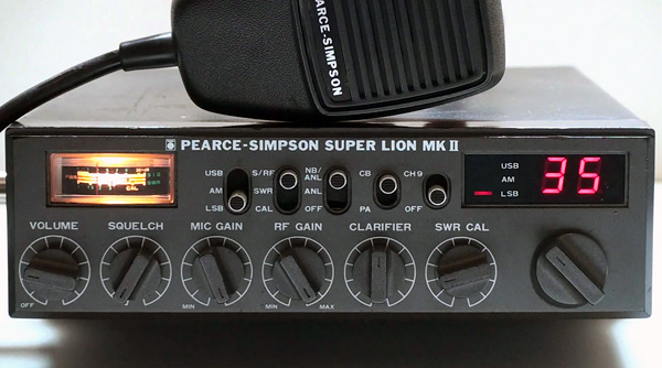Pearce-Simpson Super Lion Mark II 27 MHz AM/SSB CB Radio - Survival Radio and Long-Distance Communication for Survival