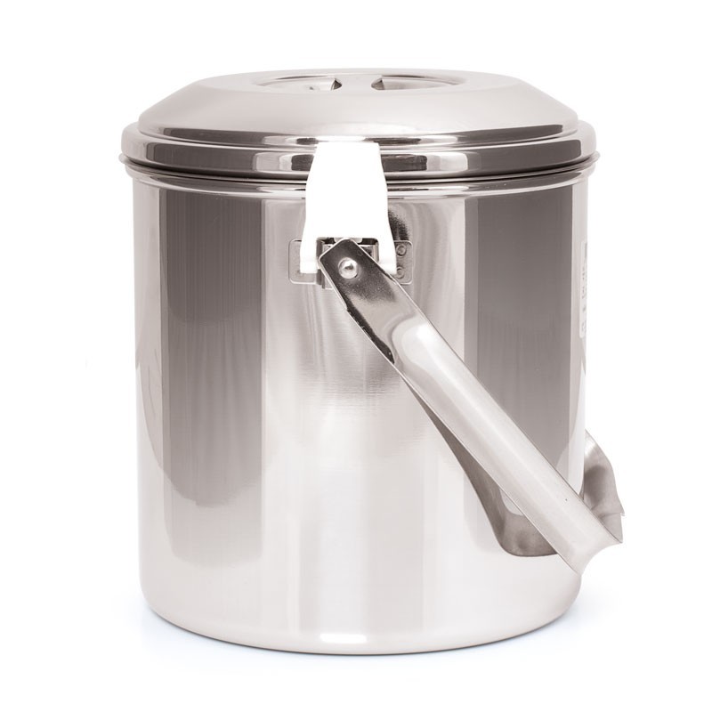 Zebra Billy Can 14cm/2L Heavy Duty Stainless Steel - The Most Essential Survival Gear / Equipment